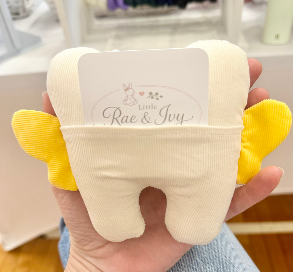 Tooth fairy pillow - yellow