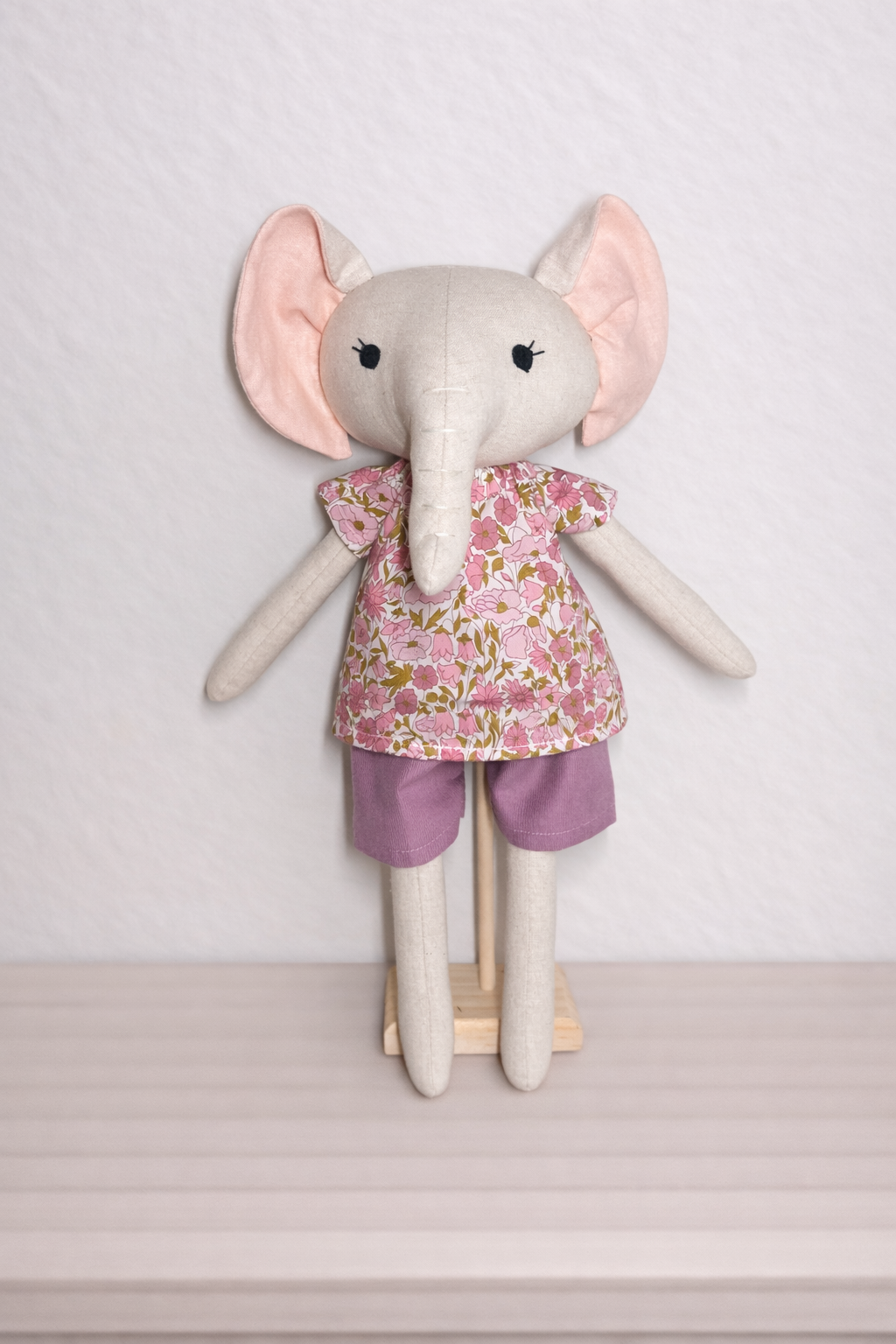 Pink Ditsy Top and Shorts